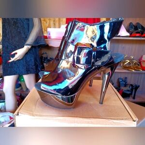 Highest Heel open toe ankle boots